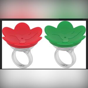 2-Pack bird Hummingbird Ring Feeder - Hand Feed Hummingbirds